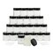 24 Pack Small Glass Containers with Lids 1 oz, Empty Jars with 6 Spatulas for Creams, Cosmetics, DIY Ointments, Mixing (30ml)
